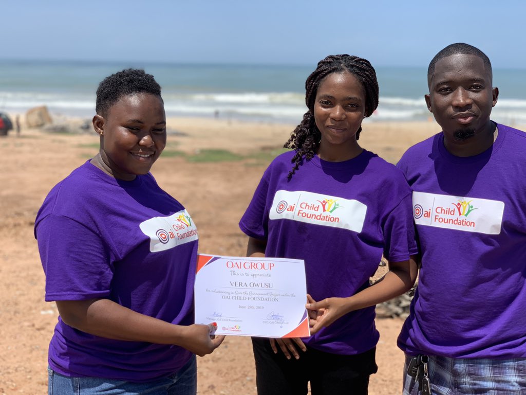 GroupOai's tweet photo. Best Volunteer was Miss. Vera Owusu. She did a very tremendous work with the team! We appreciate your hard work and support.

#cleanup #cleanliness #oaigroup #originofadeptintuition #OaiAgric #OaiHealth #OaiTechHub #OaiChildFoundation #OaiMultimedia 1/2 https://t.co/cW9igv7BEX
