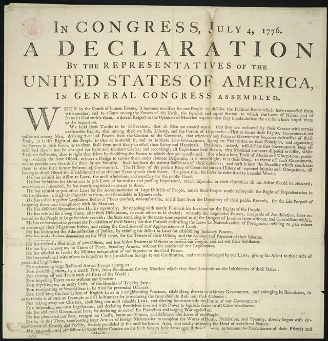 <THREAD> A NEW DECLARATION OF INDEPENDENCEWhen in the course of human events, it becomes necessary for one nation to remove from office a cabal of corrupt traitors, a decent respect to the opinions of all its citizens requires that they should declare their just reasons.