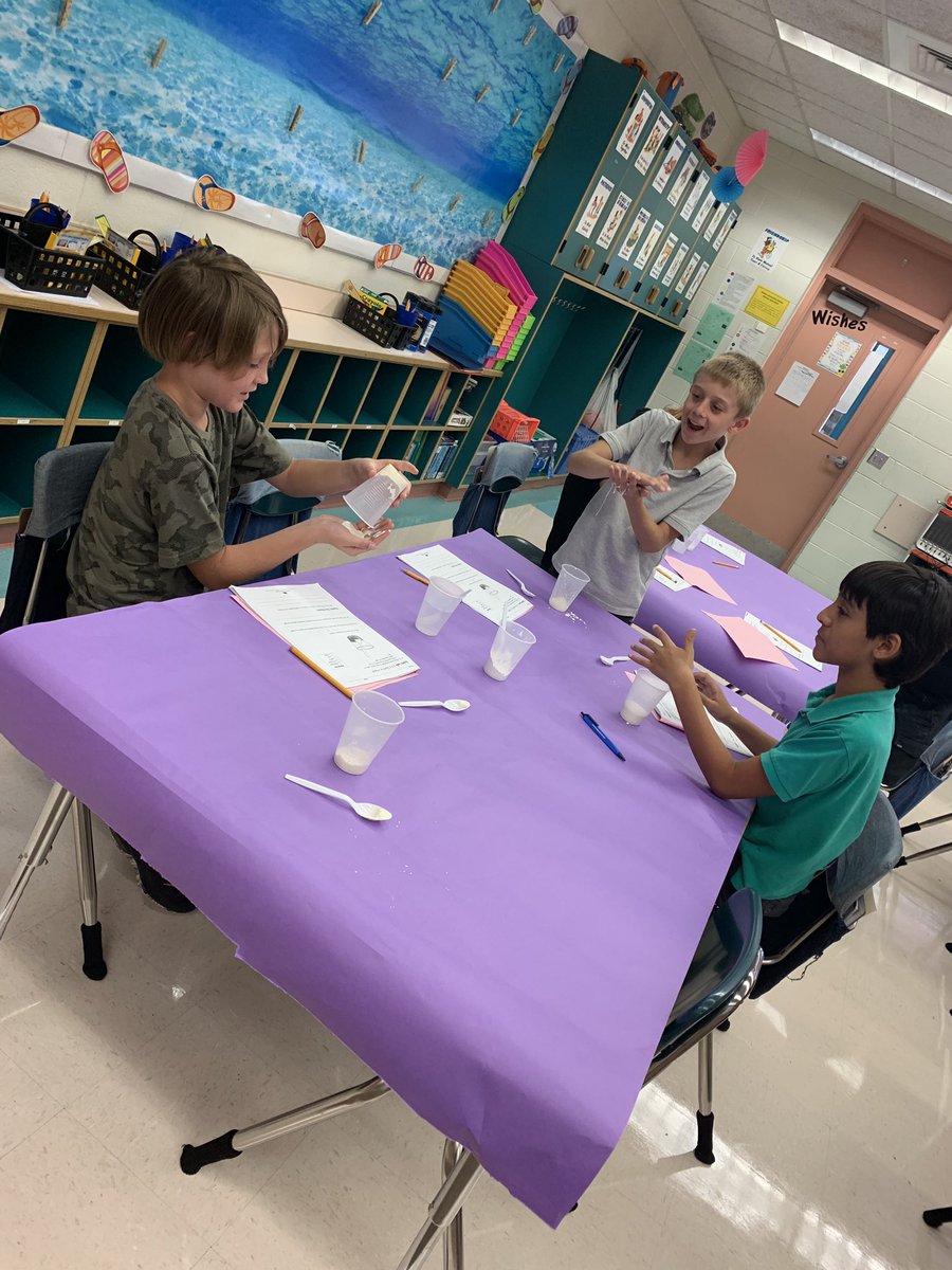 Is it a liquid or a solid? Good things happening during CSI #VCSSummer #VCSCSI