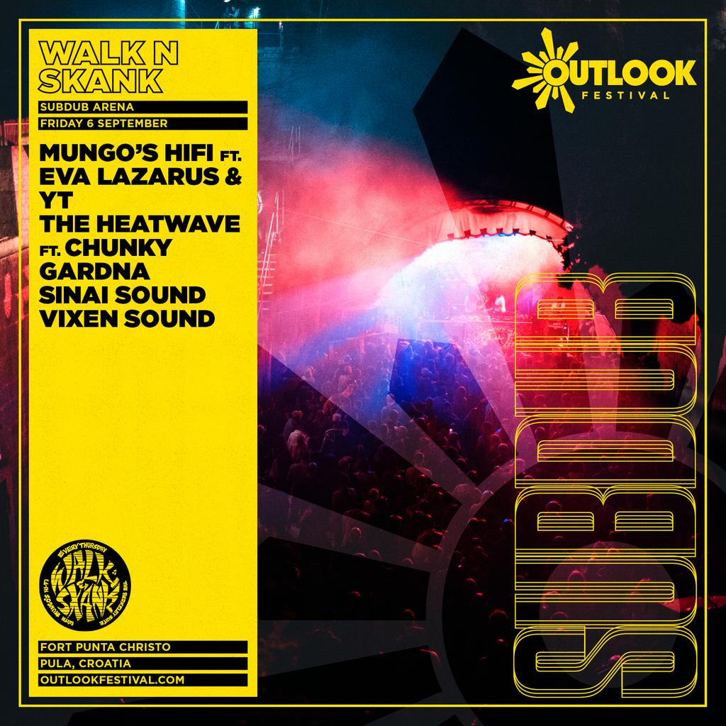 OutlookFestival's tweet photo. Subdub will once again be powered by the earth-shattering Sinai Sound System for the final edition at the Fort. Expect the usual from the likes of @ChannelOneSound, @irationsteppas, @OBFsoundsystem &amp; @mungoshifi. Ending with a special takeover from @RuptureLondon 🇭🇷🕺🔊 https://t.co/0dDrCQRbJI