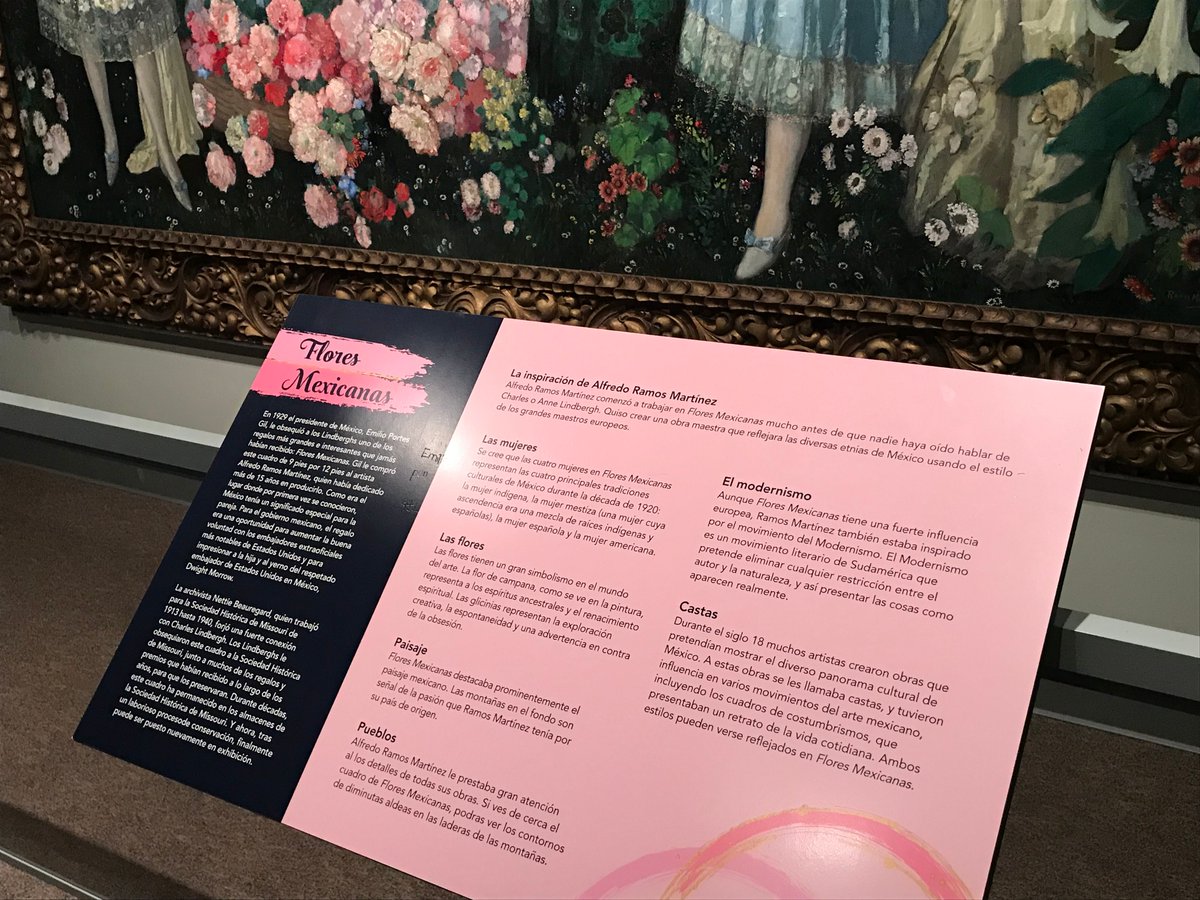 mohistorymuseum's tweet photo. #FloresMexicanas is our first special exhibit to feature labels in both English and Spanish throughout the gallery space. It's one of the many new ways we're making sure all our visitors can #AccessMHS! https://t.co/zjiex8CK5b