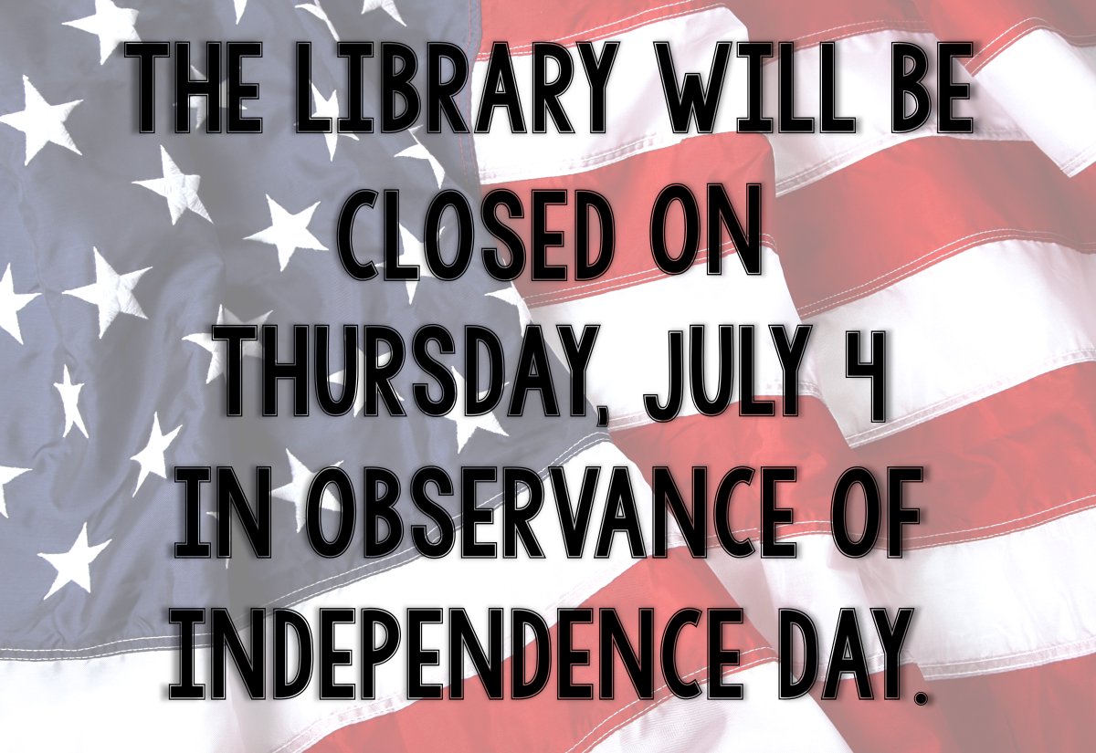 ChampCoLibOH's tweet photo. We'll be closed on Thursday! HAPPY FOURTH! https://t.co/wOYwQMwQ8C