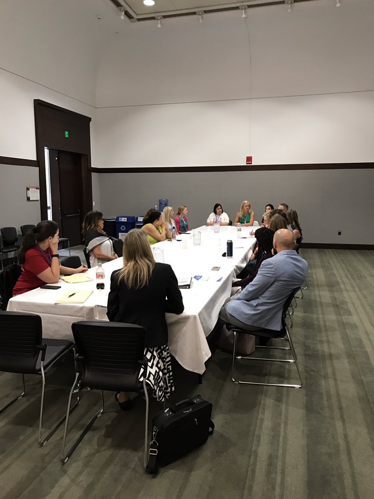 JulieSchoolpsy's tweet photo. Amazing three days supporting @alamscd, learning about counselor leadership and innovative practices. Grateful they accepted a #schoolpsych into their mix! School mental health professionals are stronger together! #FellowsatED  #ASCA19 #NASPadvocates https://t.co/fmvrRrcTMF