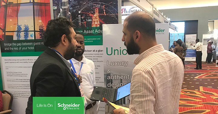 Schneider_NG's tweet image. Showcasing our latest equipment and services in smart building management services at the West Africa Building &amp;amp; Construction Exhibition, held last week in Accra, Ghana.

Cc @PPAGhana 

#LifeIsOn #EcoStruxureBuilding #Innovationateverylevel
