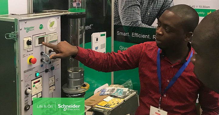 Schneider_NG's tweet image. Showcasing our latest equipment and services in smart building management services at the West Africa Building &amp;amp; Construction Exhibition, held last week in Accra, Ghana.

Cc @PPAGhana 

#LifeIsOn #EcoStruxureBuilding #Innovationateverylevel