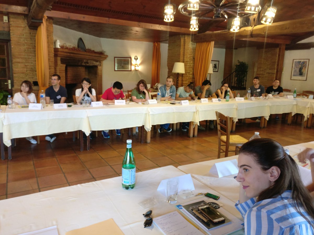 AnkeBrock's tweet photo. The Franco-Italian HCI summer school (RJC) have started! Thank you so much to all our sponsors @afihm @CNRS_Toulouse @enacfrance @Inria_Bordeaux @Inria @IRIToulouse https://t.co/pp5NzdBvkY