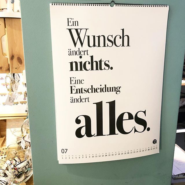 funiberlin's tweet photo. Umgeblättert 😊 #juli #dumontkalender #typokalender #funismartart #wunsch https://t.co/7dhYOMGKcy https://t.co/incidmf3uT