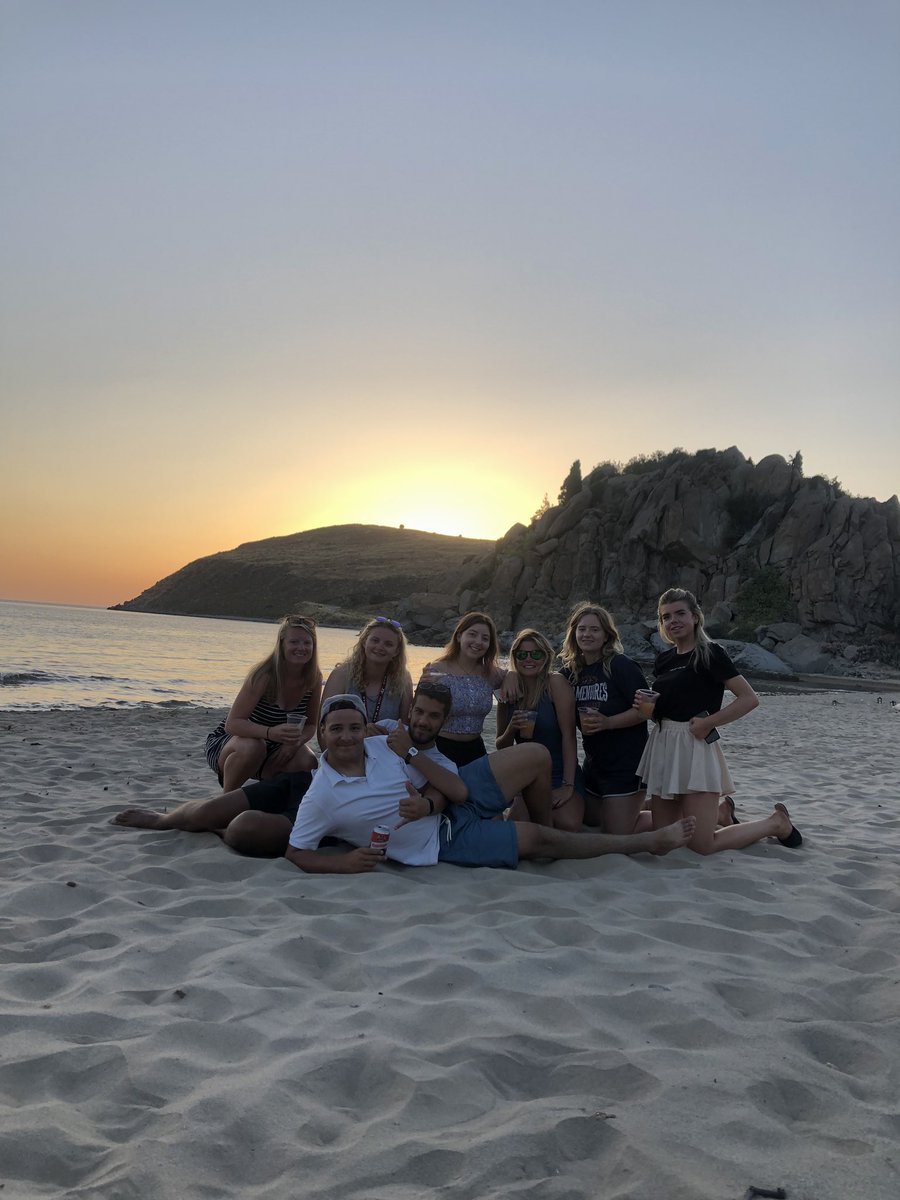 Portomyrina Palace Odd Bod Gang enjoying a sunset on the beach!! #Sunset #LemnosIsland #OddBodsDoBest #OddBodJolly #Beach #RelaxAsHardAsYouLike #WorkHardPlayHard #Neilson