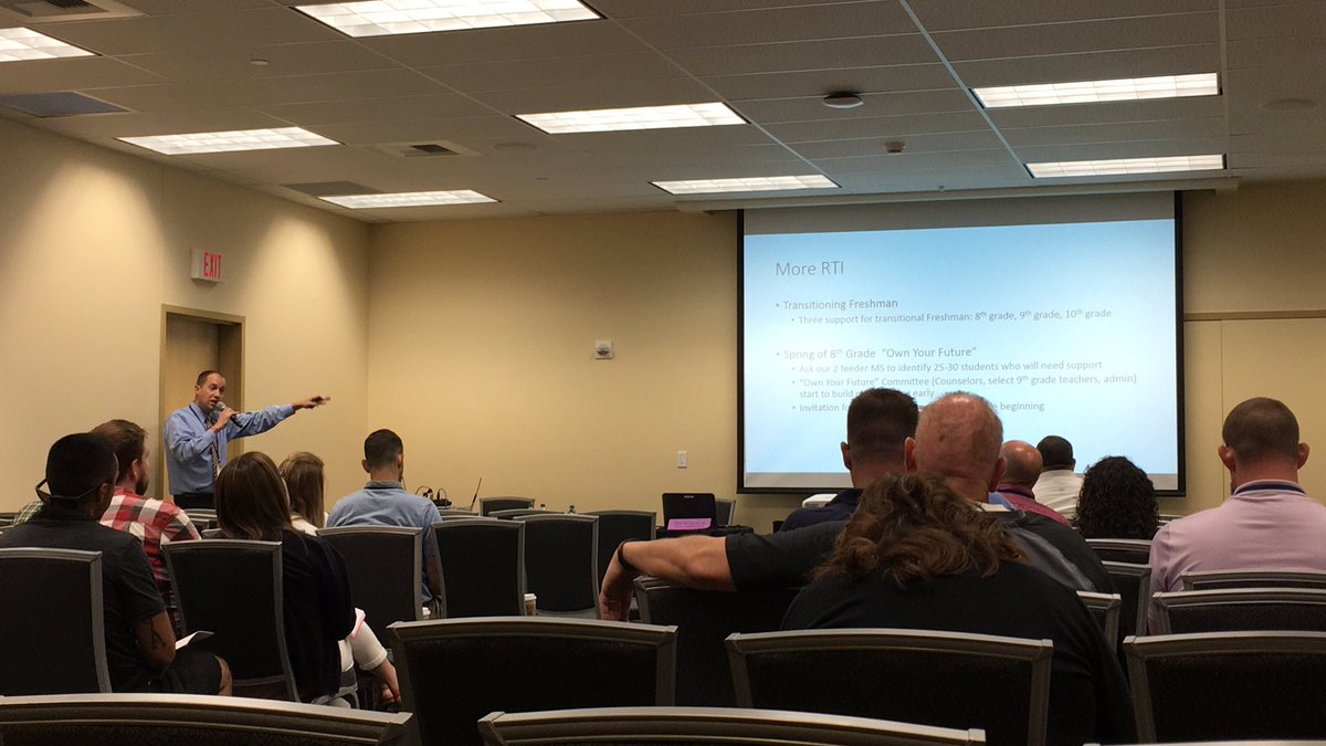 Principal Matt Yarkosky sharing his knowledge about a high school RTI system implemented at Graham-Kapowsin High School AT AWSP/WASA Summer Conference. <a href="/wasa_oly/">WASA</a> <a href="/BethelSD/">Bethel Schools</a>