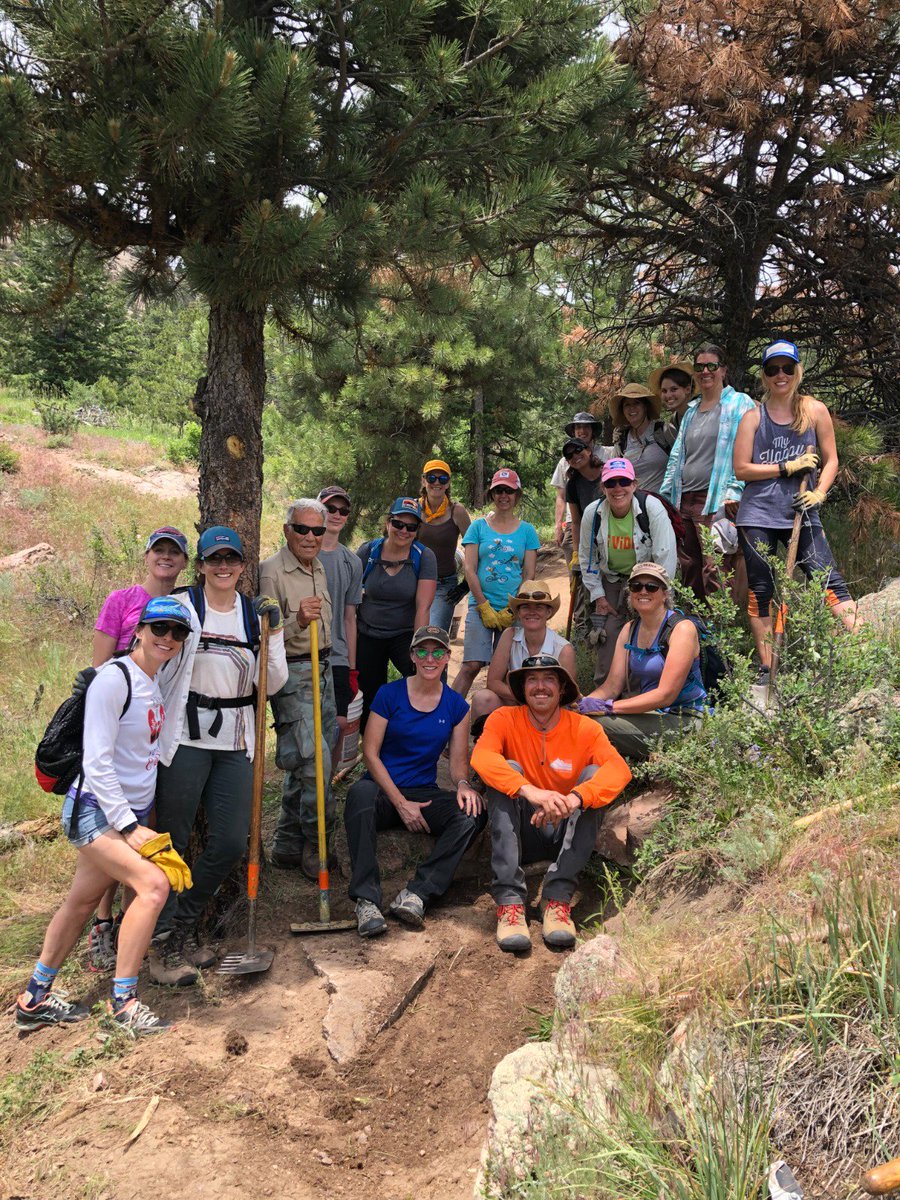 LCDNR's tweet photo. Huge thanks to volunteers from Team B.O.B. for working on the Wathan Trail at Horsetooth Mountain Open Space last Saturday. Great job! #HTMOS https://t.co/33yoWA7us7
