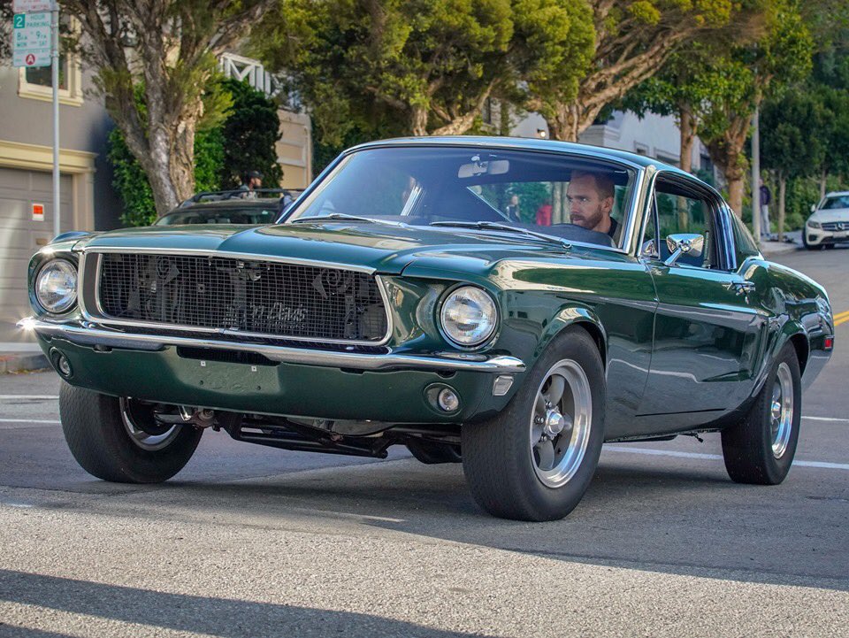 GasMonkeyGarage's tweet photo. Y'all have been asking who's driving the Bullitt...no it’s not Steve McQueen, Chad McQueen or Richard Rawlings! In one week, @FormulaDrift driver @chrisforsberg64 will pilot our Bullitt in the biggest chase that San Francisco has seen in 50+ years! Tune in July 8th on Discovery! https://t.co/SJDXqHzifA
