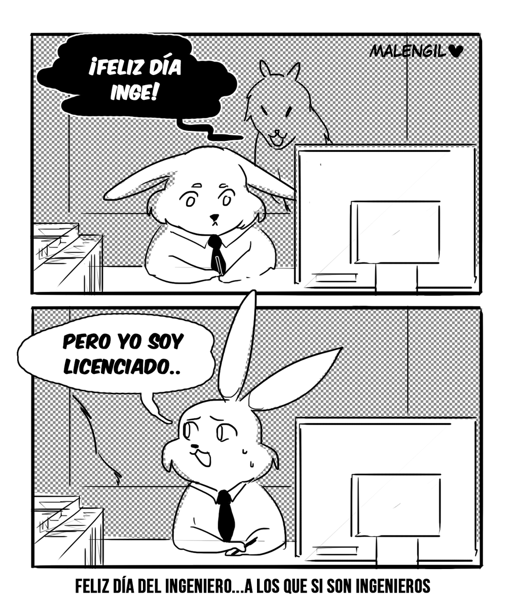 Conejito Godin: #DiaDelingeniero  Feliz dia del ingeniero 