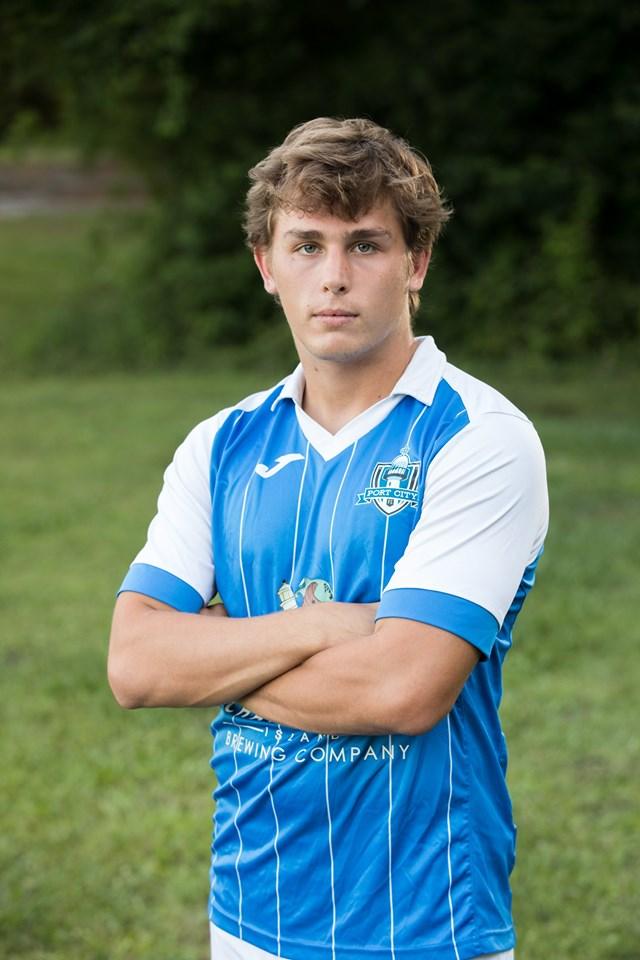 PortCityFC's tweet image. Today is a bitter-sweet day for Port City as we bid farewell to one of our team leaders, Joe Guinchard, as he heads off to @FCSydvestUngdom in the Danish 2nd Division to play professional soccer.

best of luck in your future professional career, Joe! 👏