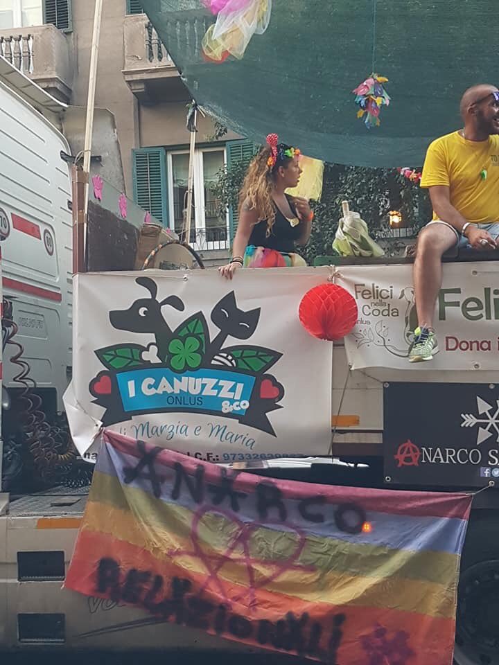 CanuzziE's tweet photo. Anche noi, come ogni anno, presenti al PRIDE🥰💪🏼
#pridepalermo https://t.co/aRM6gh2RcJ