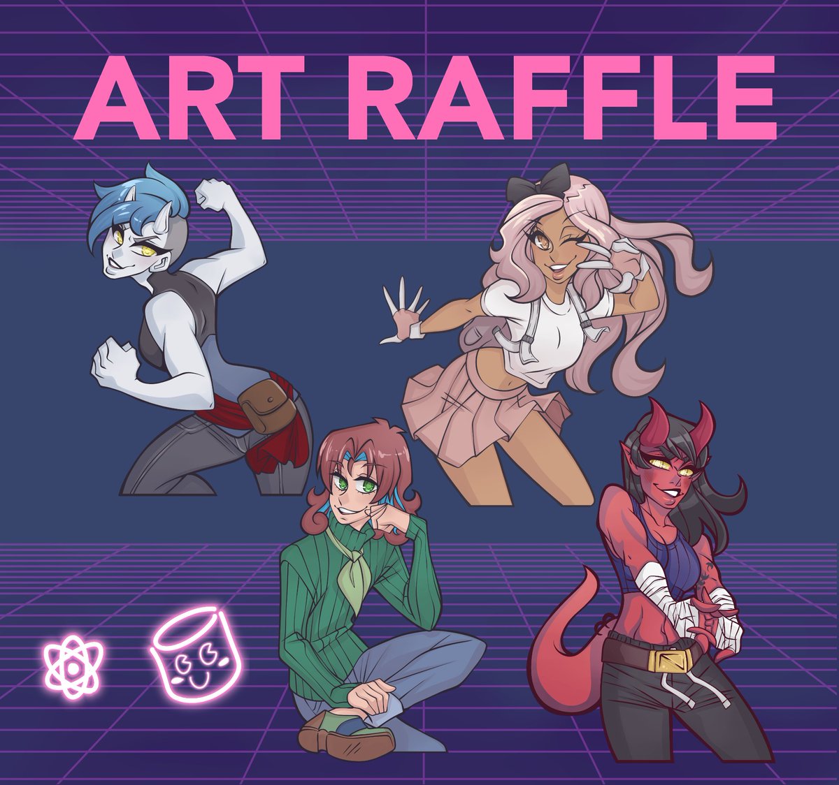 AtomicMrshmallw's tweet photo. 🌟🌟1K RAFFLE🌟🌟

To celebrate 1K followers, I'm holding an art raffle!

RULES:
- Must be following
- Retweet this tweet
- 3 winners drawn August 1st

Winners get a shaded single character they choose, similar to the examples below! 

#artshare #artistsontwitter #artraffle https://t.co/nbVMylGp2o