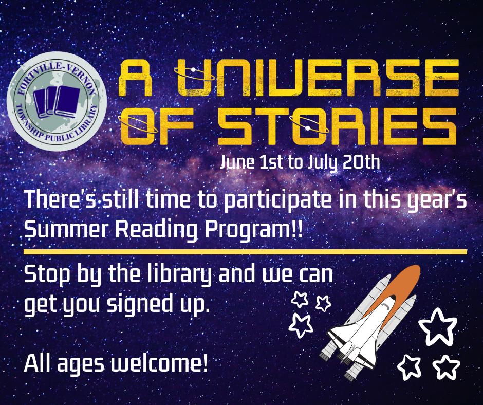 Fortville_Lib's tweet image. #auniverseofstories #gotothelibrary