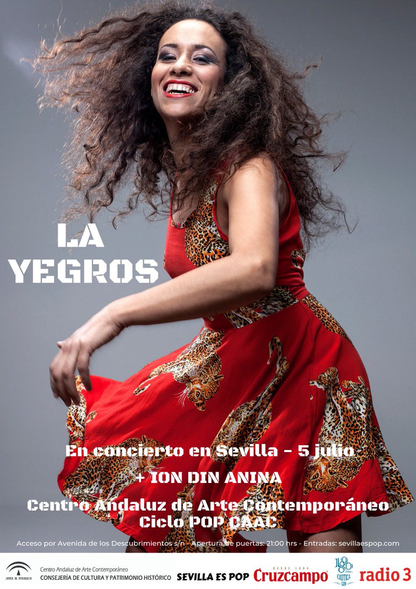 ConciertosEnSvq's tweet photo. CONCURSO EXPRESS!!

esta semana hay concierto en @popcaac!

el viernes en @caac_sevilla: 
@LaYegros!!

sorteamos 5 entradas!

- sigue nuestra cuenta
- sigue a @SEVILLAesPOP
- RT este tweet

 también puedes participa en FB e IG!
ganadores en stories: https://t.co/qP2bdq0Suy https://t.co/dYx4MdT4Ey