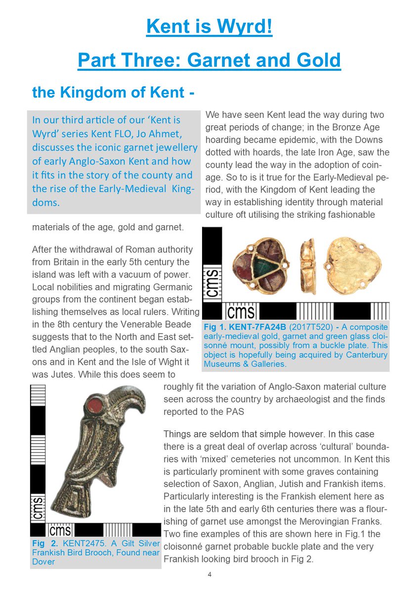 Kent_Finds's tweet photo. If you missed it first time round, #EarlyMedievalKentWeek is a great time to check out #KentIsWyrd part three which talks about all kind sof #shiny #EarlyMedieval finds from Kent.
https://t.co/2qnvBzfR9p
#Artefacts
#ResponsibleDetecting https://t.co/W6xpm42fDH
