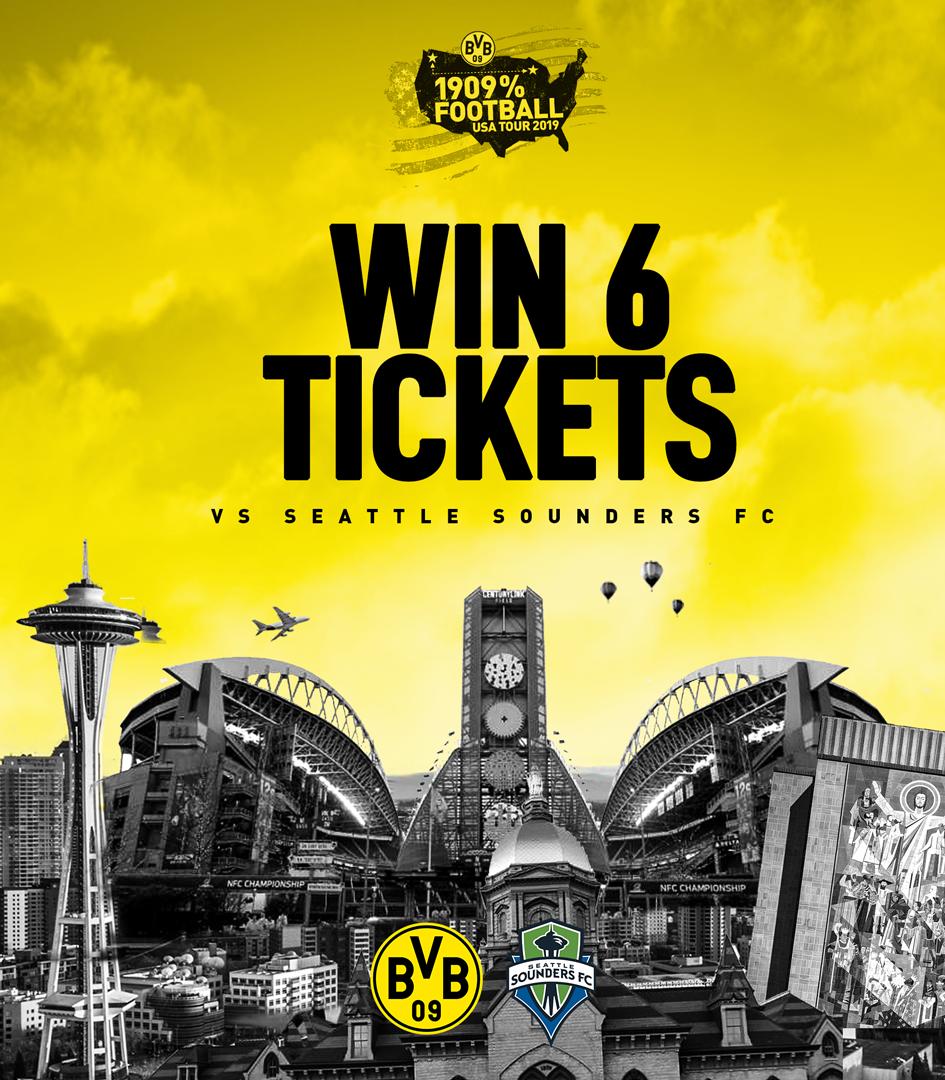 BlackYellow's tweet image. 🚨 US TOUR TICKET GIVEAWAY 🚨

Enter for a chance to win tickets to our match against @SoundersFC on July 17th in Seattle! Be there to see Hazard, Brandt, Schulz, and co. wear the Black and Yellow for the first time!🎟️🇺🇸

Rules:
1⃣ Follow @BlackYellow
2⃣ Retweet &amp;amp; like this tweet