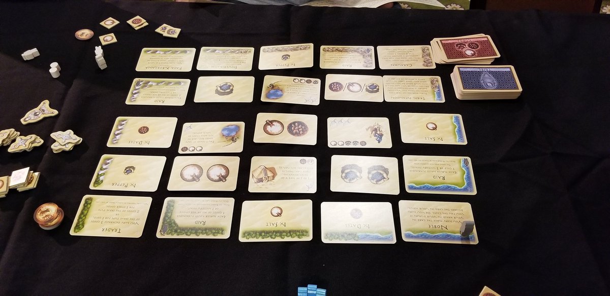 On our way back from RAGECON in Reno. We got to also play a lot of board games like Targi, Haven, and one of our favorites, Terra Mystica. We also got to learn Feast For Odin which was great! We love dnd but also board gaming!

#convention #boardgames #roadtrip #ttrpg