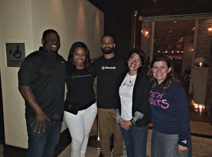 JesseSparksMSFT's tweet photo. really dope time in miami for #Microsoft #TechRoots 2019 ✊🏽 #BlackTechPipeline #BlackTechTwitter #Diversity https://t.co/q38XvVuR0Q