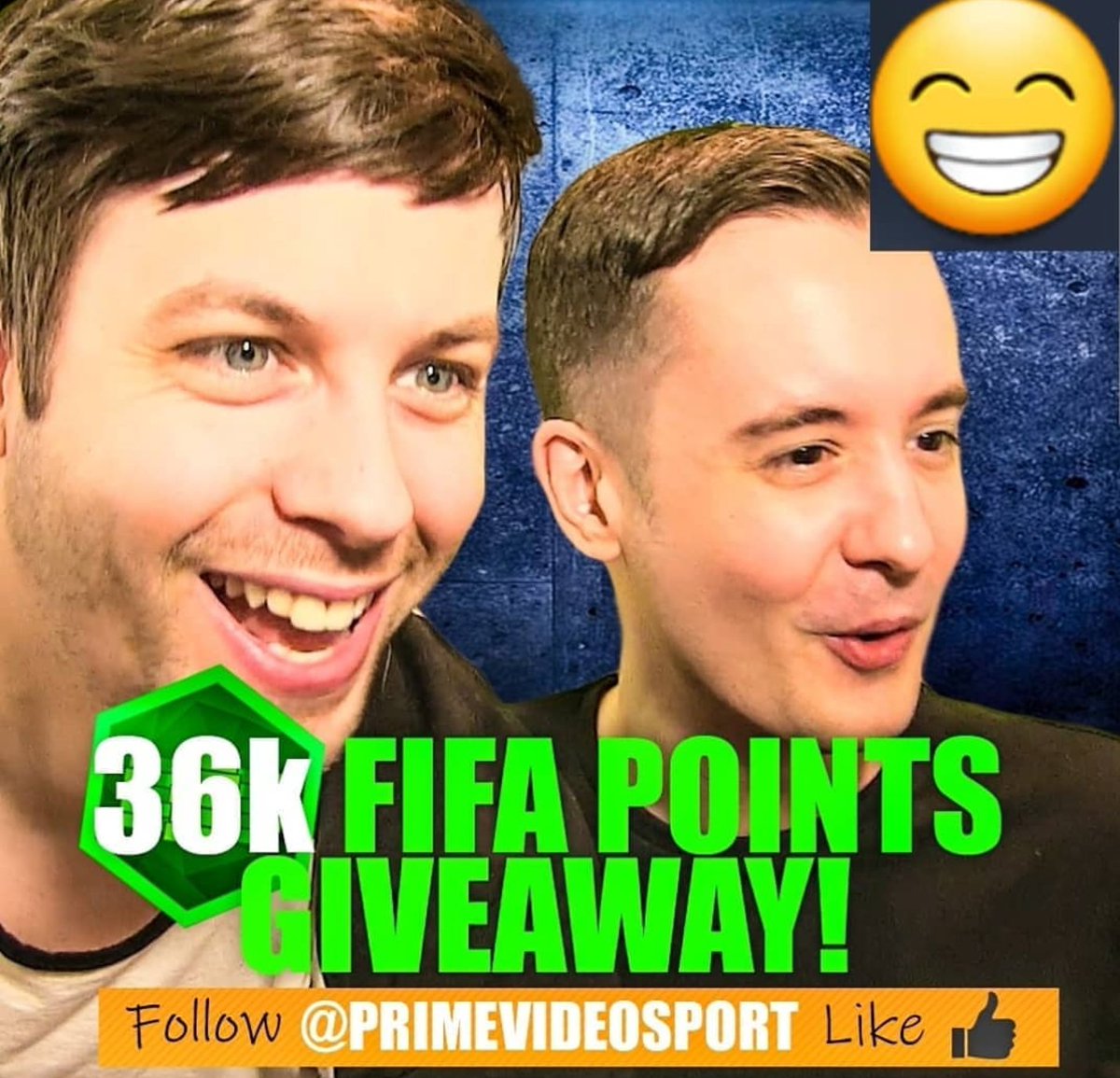 TwoSyncOfficial's tweet image. GIVEAWAY! FOLLOW @primevideosport and RT this tweet for a chance to win 12k FIFA POINTS!

3 winners announced July 15th, good luck!

T&amp;amp;C (UK resident , 18+ only) amazonprizes.co.uk #ad