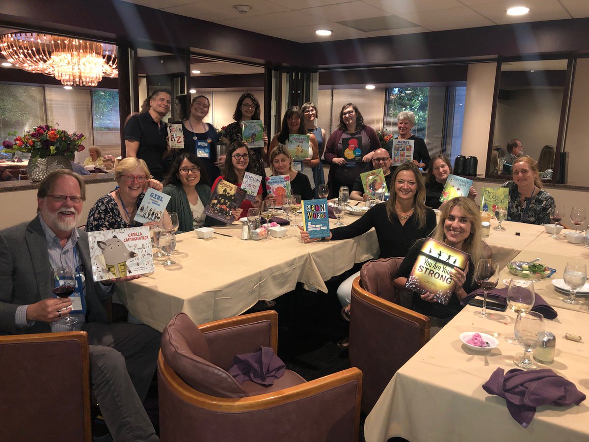 MaginationPress's tweet photo. What a great week in Pittsburgh. Magination Press wrapped up #CI7 on Friday night with a bookseller dinner from stores all over the country! @ABAbook https://t.co/vucoI0IcLv