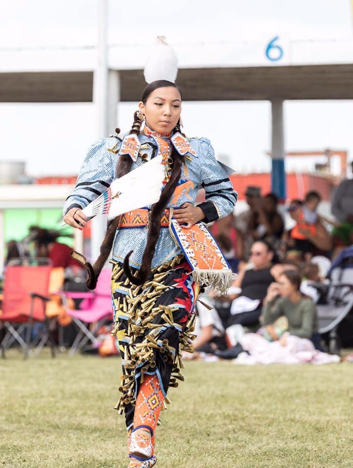 STCTrojans's tweet photo. South Tama Sophomore Aubrey Roberts recently participated in the Oneida Pow Wow and finished second in her division! Great job, Aubrey! #thetrojanway https://t.co/FWYpMXQLSc