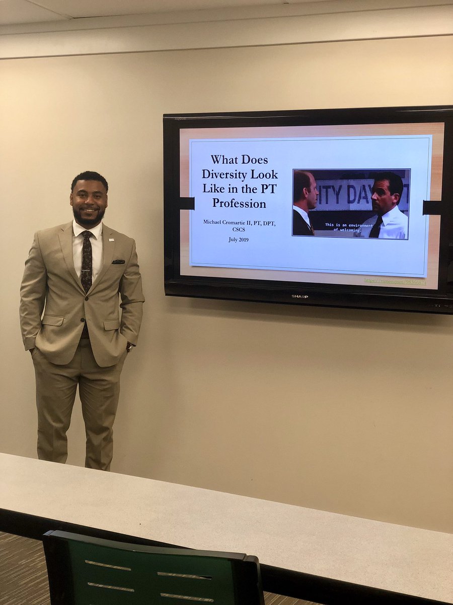 MikeCroDPT's tweet photo. Update: I survived my first lecture at @UMiamiPT and now looking forwardI to eventually taking this discussion to the next big stage at CSM. Enjoyed my time back home at The U #UMDPT https://t.co/vqxRJnhu0x