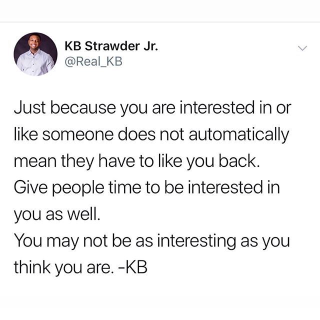 Real_KB's tweet photo. You hate to see it but please stop bullying people into liking you. They could be doing you a favor.-KB
.
#PurposeOnly https://t.co/E79Ll205O7 https://t.co/Y6tSCqHtGr