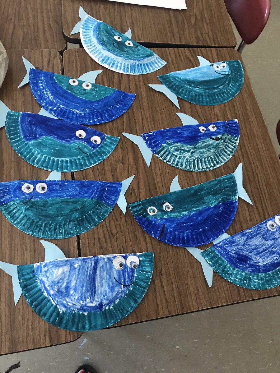 aszwajkowski7's tweet photo. First paper plate craft of ESY 2019! #babyshark https://t.co/oLq7vfCN1o