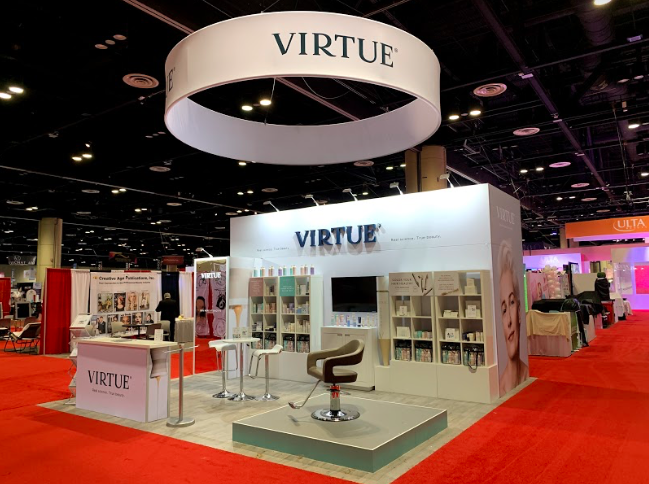 KFCgroupie's tweet photo. A Custom Booth That Can Be Reconfigured... Stop by to see our featured booth of the month of June: https://t.co/tFWOs2j3te  (ft. @virtuelabs) #exhibit #tradeshowdisplay https://t.co/UFma4jqYGA