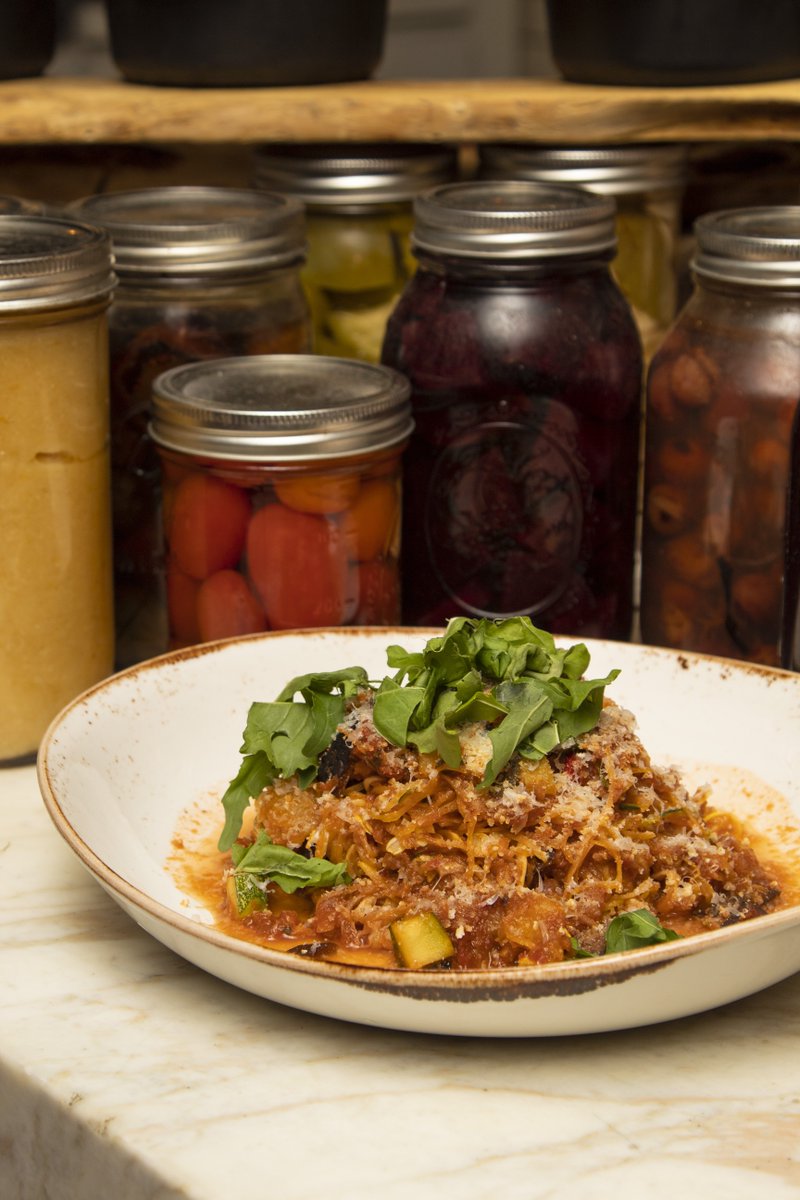 UrbanFarmerCle's tweet photo. Meatless Monday! Explore the pasta-bilities with fresh squash pasta from the farm. Vegetable Bolognese or Parmesan, bring on the YUM #urbanfarmercle #meatlessmonday #squashpasta #sustainablefood https://t.co/jiucx2JhER