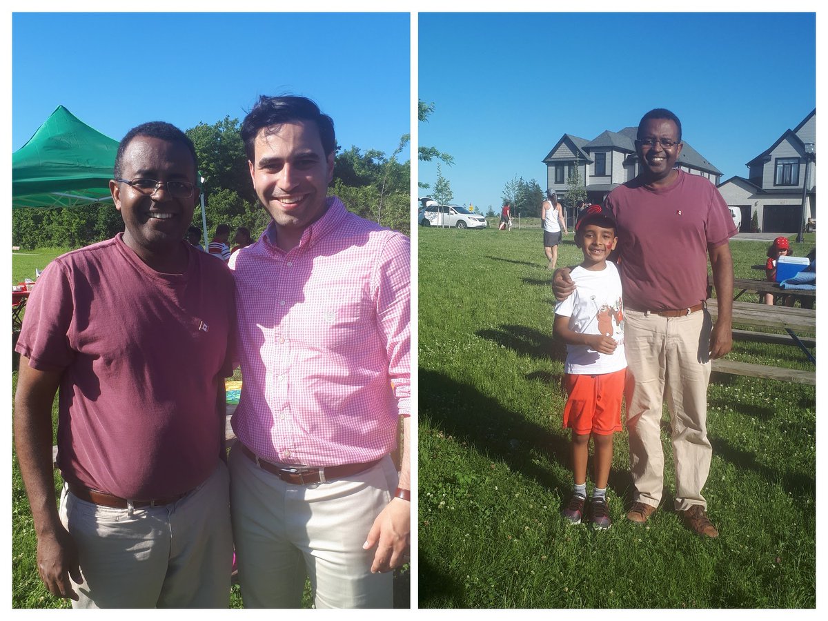 btisuamlak's tweet photo. Positively surprised to meet with our region MP @pfragiskatos during Canada day celebration in our neighborhood, who happen also to be one of the main proponents why #WesternEngineering has the new Amit Chakma Engineering Building. Happy Canada day! https://t.co/9wfuby9HjQ