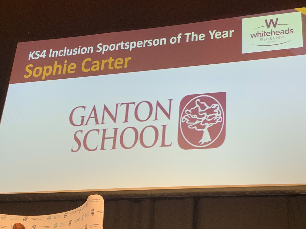 Ganton_Hull's tweet photo. Well done to Sophie on her award tonight. @HullActiveSch #HASawards https://t.co/5vaBzvvxV1
