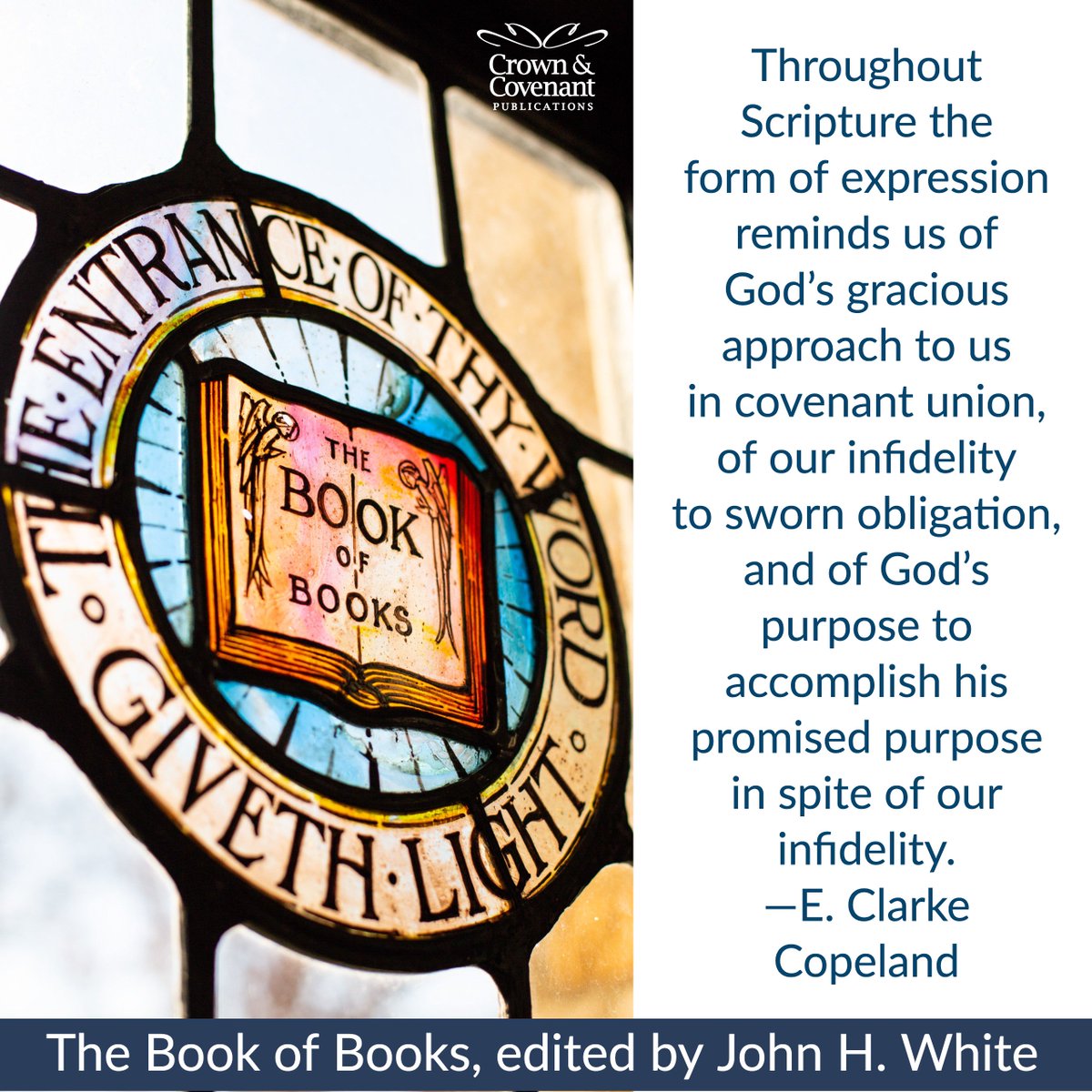 crowncovenant's tweet photo. So thankful for God's graciousness! #TheBookofBooks https://t.co/8NU7OUIMpz