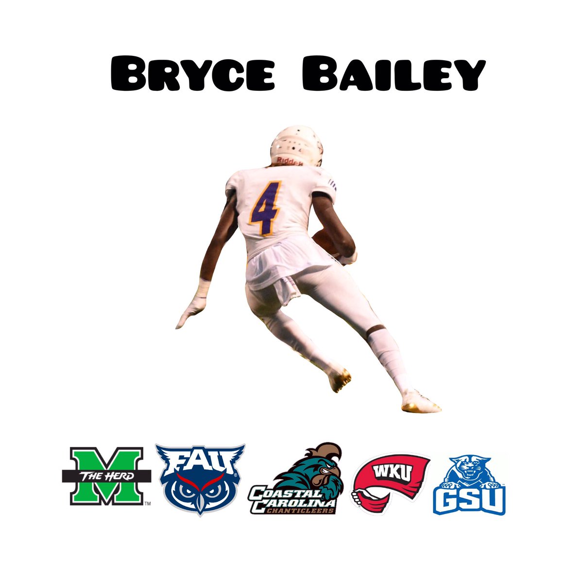 BryceBailey_4's tweet photo. I am very thankful to be blessed with all the opportunities from many universities, but I narrowed it down to these 5 schools. Respect it ‼️ #AGTG 🙌🏾 https://t.co/li5hTg8sIM