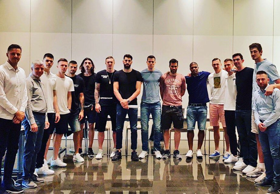 A big pleasure to meet these dedicated guys 🏀 EuroLeague Players Association 👊 Big work's being done for the players 🙏✌ #ELPA #Euroleague #Basketball