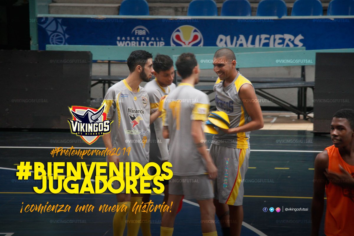 VikingosFutsal's tweet photo. #1Jul | #BienvenidoJulio | #LSFV | En Imágenes | Parte de las actividades realizadas en el inicio de esta nueva #Pretemporada2019 para los @VikingosFutsal, muchas expectativas y mucho talento presente aquí en el #PapáCarrillo de #ParqueMiranda, ¡todos quieren estar en #Miranda! https://t.co/4SSLDklUCc
