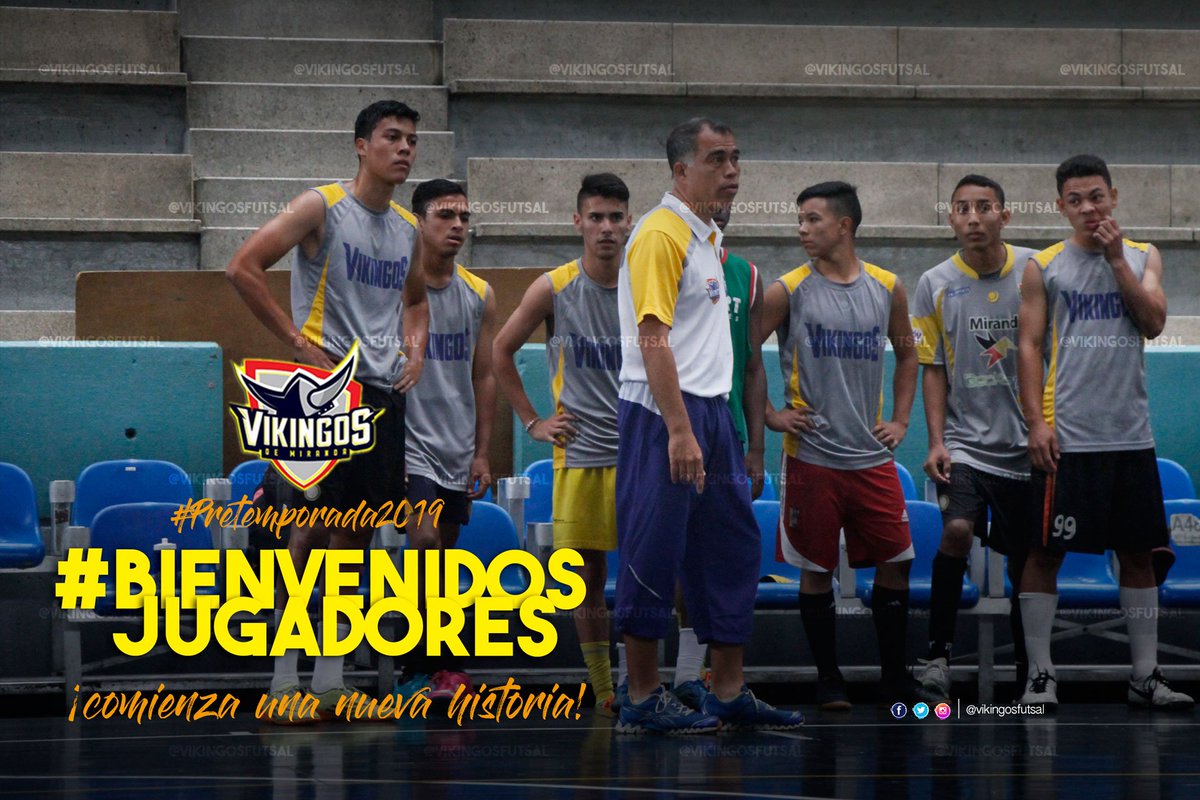 VikingosFutsal's tweet photo. #1Jul | #BienvenidoJulio | #LSFV | En Imágenes | Parte de las actividades realizadas en el inicio de esta nueva #Pretemporada2019 para los @VikingosFutsal, muchas expectativas y mucho talento presente aquí en el #PapáCarrillo de #ParqueMiranda, ¡todos quieren estar en #Miranda! https://t.co/4SSLDklUCc