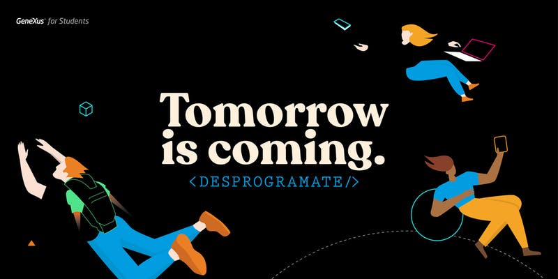 integralware's tweet image. ¿Sabías que #Desprogramate es el evento tecnológico para jóvenes creado por #GeneXusForStudents?
Este encuentro será transmitido al mundo este 17 de julio en punto de las 16:30 hrs CDMX (18:30 UY)
Regístrate para verlo por #streaming
👉bit.ly/2J4ZVb2