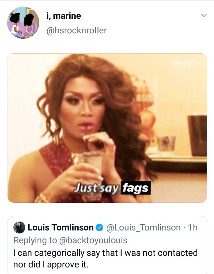 sungoldhs's tweet photo. Yall call Louis homophobic? For what? For not wanting to be sexualised infront of national TV? For being mad that they did it without Louis' permission? For standing up for himself? When he does something, Yall mad. When he doesnt do anything, Yall mad. Legit, FUCK outta here https://t.co/B7jkUqcY8S