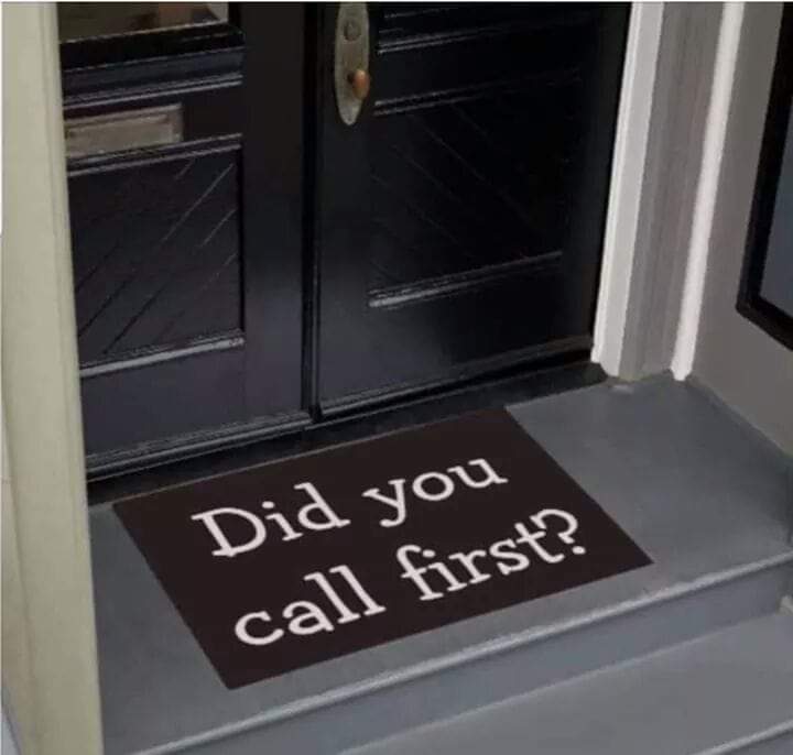 dafriky's tweet image. This is to the uninvited guests who like to inconvenience hosts #callfirst