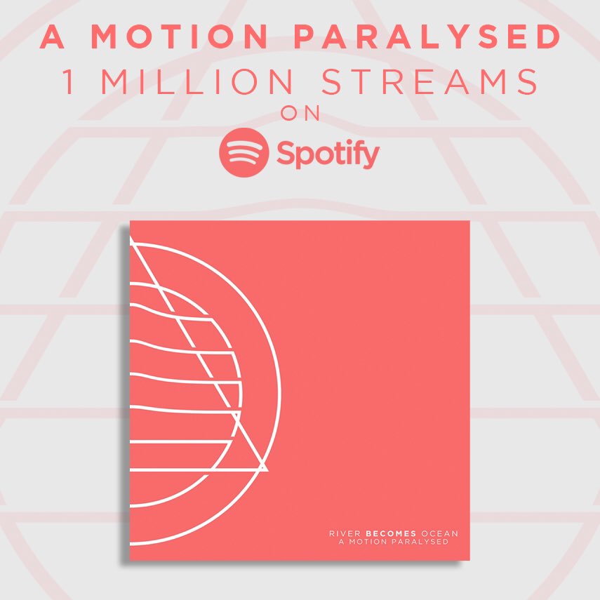 Thank you so much everyone. 1 million streams of #amotionparalysed on <a href="/Spotify/">Spotify</a> 🤘🏻 
.
#riverbecomesocean #alternative #rock #posthardcore #spotify <a href="/tndmmgmt/">Tandemmgmt</a> <a href="/DepartmentMusik/">Department Musik</a> <a href="/warnermusic/">Warner Music Group</a>