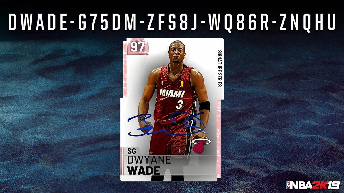 TDstubs's tweet photo. #LockerCode! Use this #code in honor of our #NBA2K20 #LegendEdition cover athlete #DwyaneWade for a chance at 💎 or #PD #Wade or up to 25 #tokens 🔥 Available for one week
For More #LockerCodes #VC #MT #Token #NBA2K19
🙏Follow Us Right Now🙏
#lockercodes2k19 #ps4 #xbox https://t.co/XtNRtojIsV