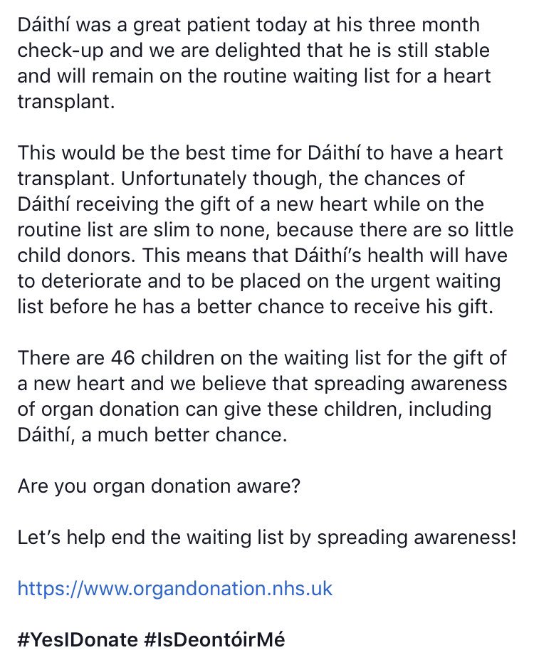***NEW POST*** - Help us spread awareness of <a href="/NHSOrganDonor/">NHS Organ Donation 💗🫀🫁</a> #YesIDonate #IsDeontóirMé
