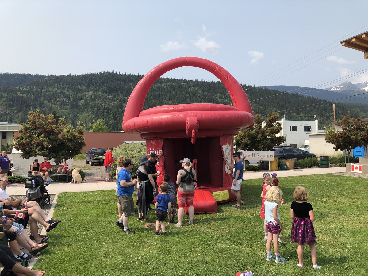 SABulkleyValley's tweet photo. #CanadaDay in Smithers is off to a great start https://t.co/D4cqrWUOdp