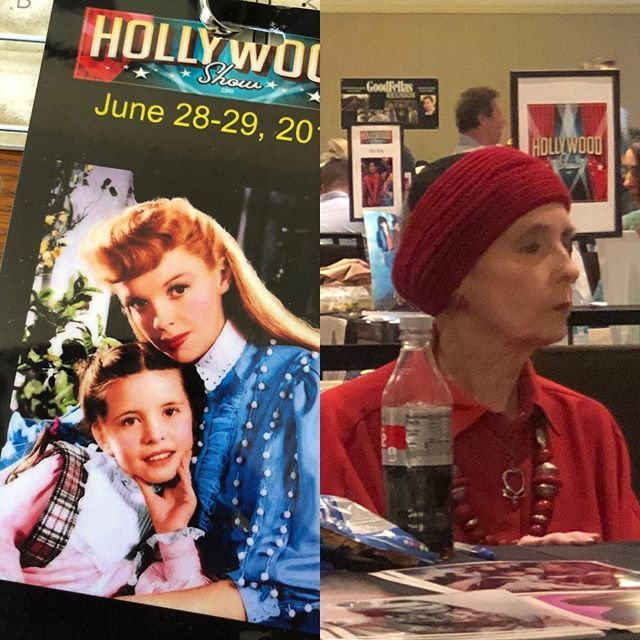 celisemccarthy's tweet photo. #margaretobrien Margaret IโBrien at @hollywoodshow1 this past weekend. #meetmeinstlouis #littlewomen #oldhollywood #starsofthesilverscreen https://t.co/qqLI899S5c https://t.co/B1IBnoyvFd