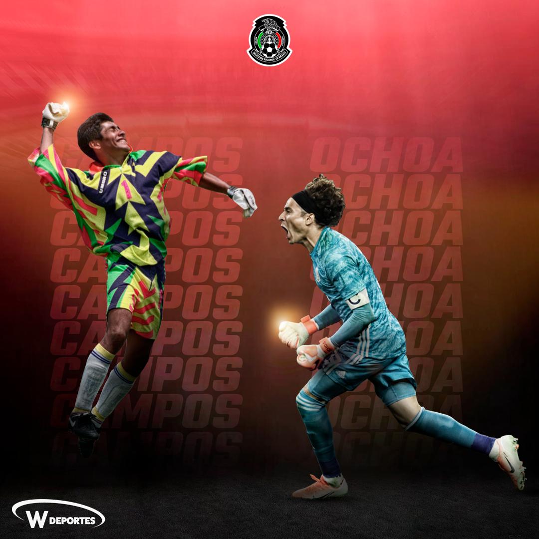 deportesWRADIO's tweet photo. ¡Abrimos debate cracks! 

¿Quién es el mejor portero de la historia de México?🤔

- Deja tu 🔁RT, si Ochoa.
- Deja tú ❤Me gusta, si Campos. https://t.co/Syy4HDhY6G