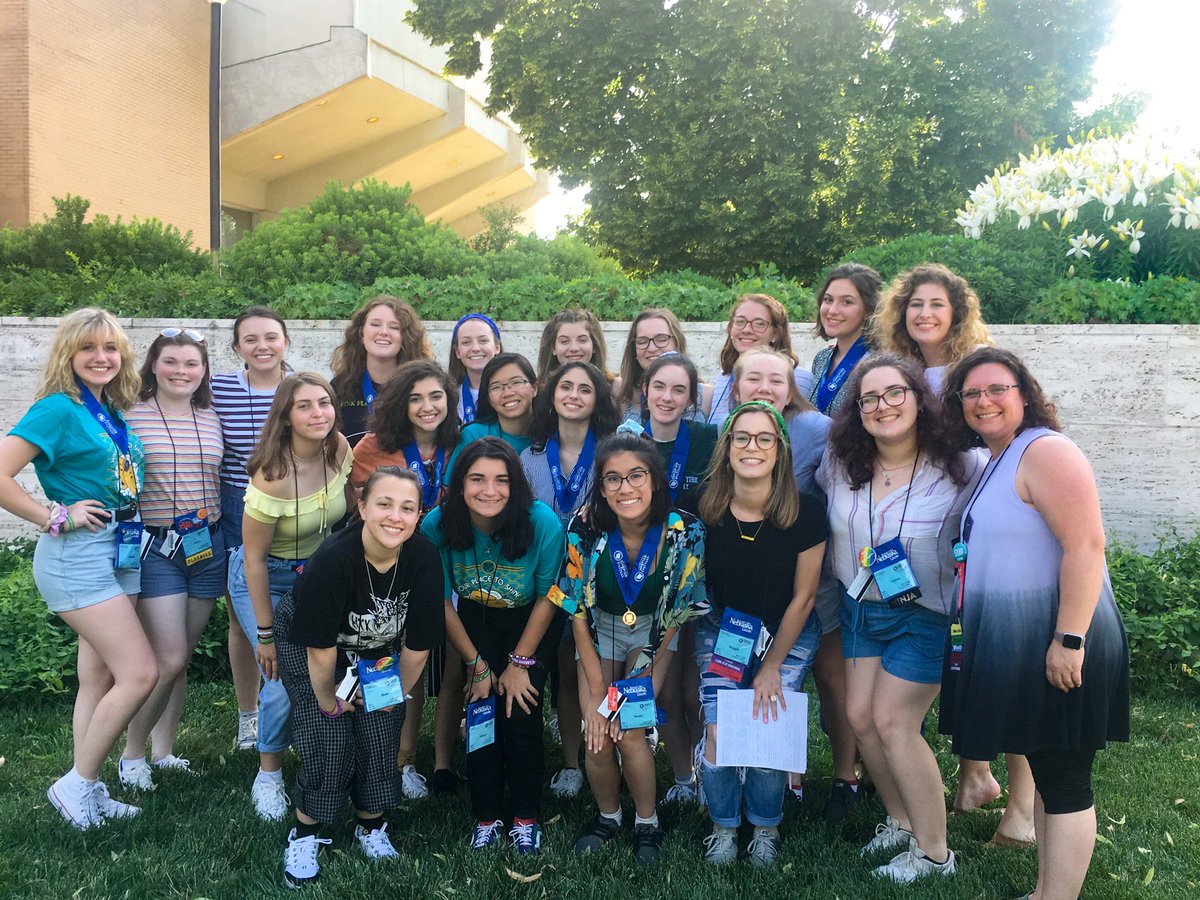 mcacubs's tweet photo. MCA had a big week at #ThesFest19! STK was 1 of 6 schools in the nation asked to be in the opening show, they performed a one-act play to a full house, and earned individual awards for solo musical, group musical, group acting, and lighting design!

More: https://t.co/01ybMxJ2gm https://t.co/oxPp07SDjv